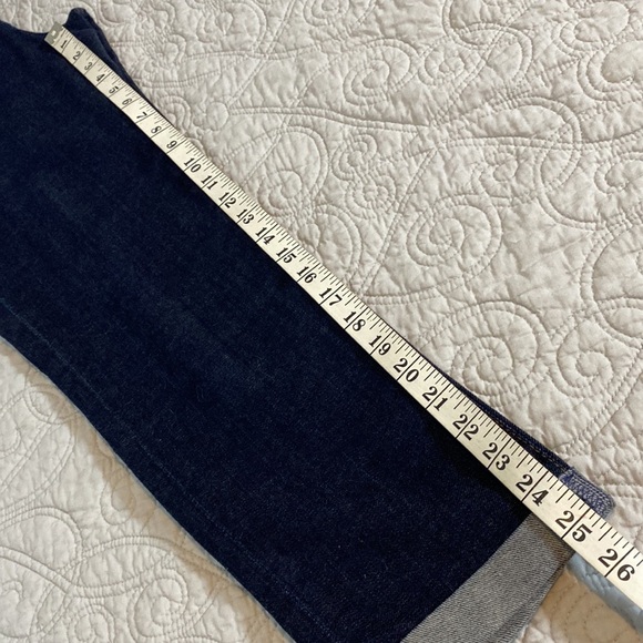 AG The Stevie Rollup Ankle Blue Jeans, 29R - Picture 10 of 11